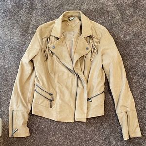 Suede Western style fringe jacket